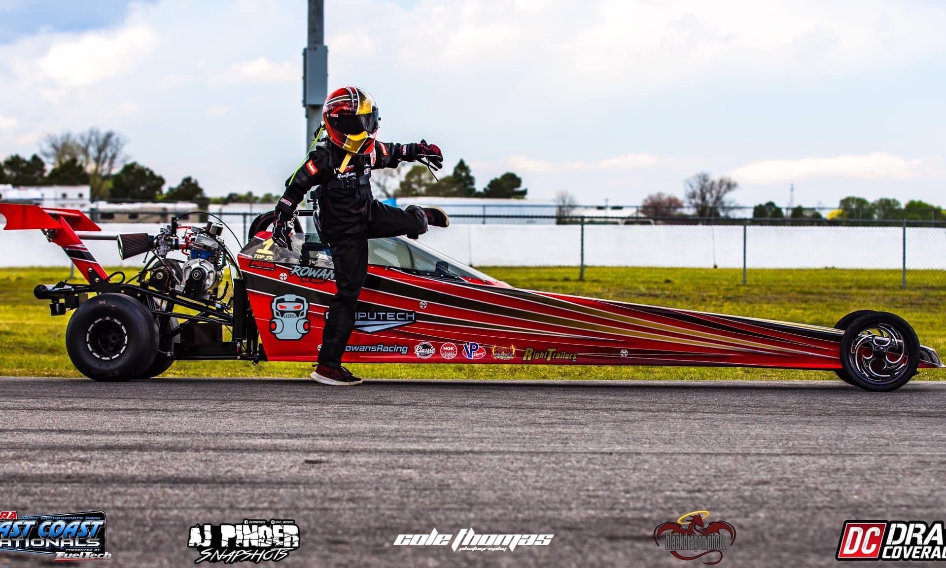 Rowan "The Robot" Parlett - PDRA Top Jr. Dragster Driver & World Champion