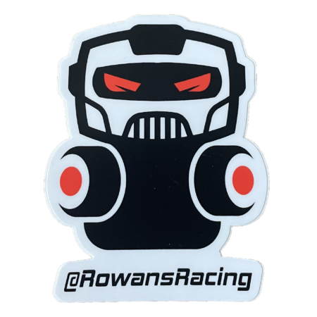 Rowan The Robot Parlett Decal - Top Jr Dragster World Champion Driver